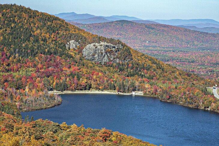Artists Bluff und Echo Lake, Franconia Notch