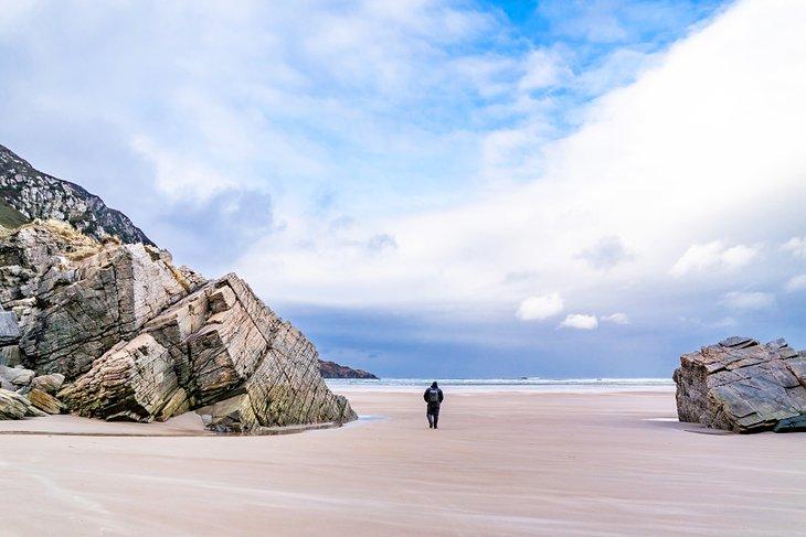 Plage de Maghera dans le Comté de Donegal