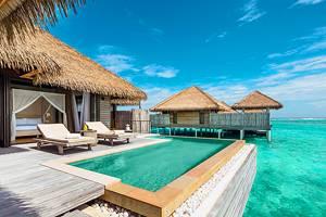 Bungalows sobre el Agua en Maldivas