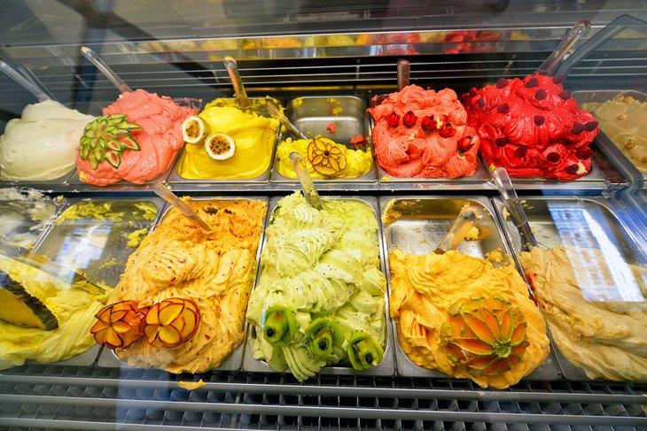 Gelato en Roma, Italia