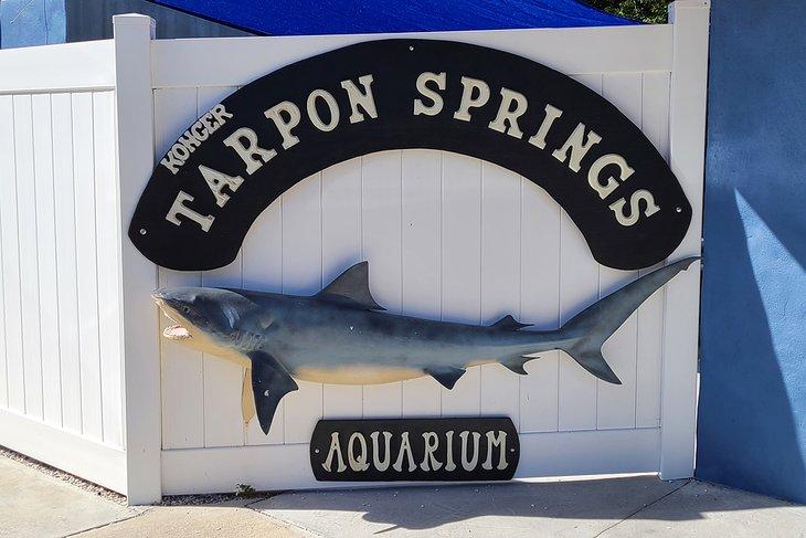 Panneau pour l'aquarium de Tarpon Springs