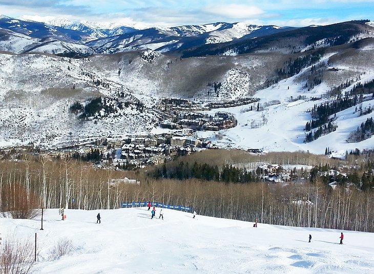 Vista desde las pistas en Beaver Creek