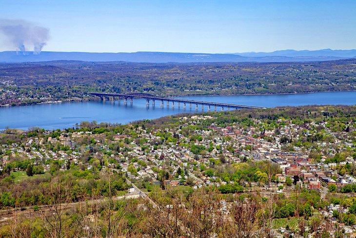 Luftaufnahme von Beacon, New York