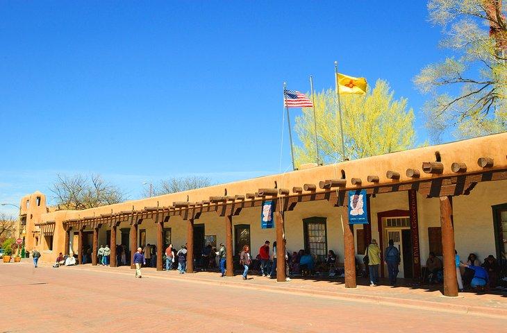Palais des Gouverneurs dans la Plaza de Santa Fe
