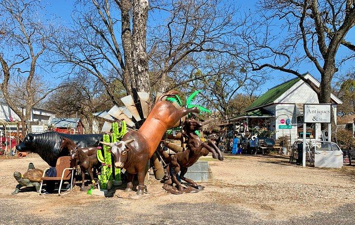 Compras de antigüedades en Granbury