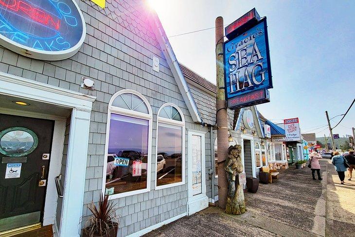 Restaurantes y tiendas en Depoe Bay