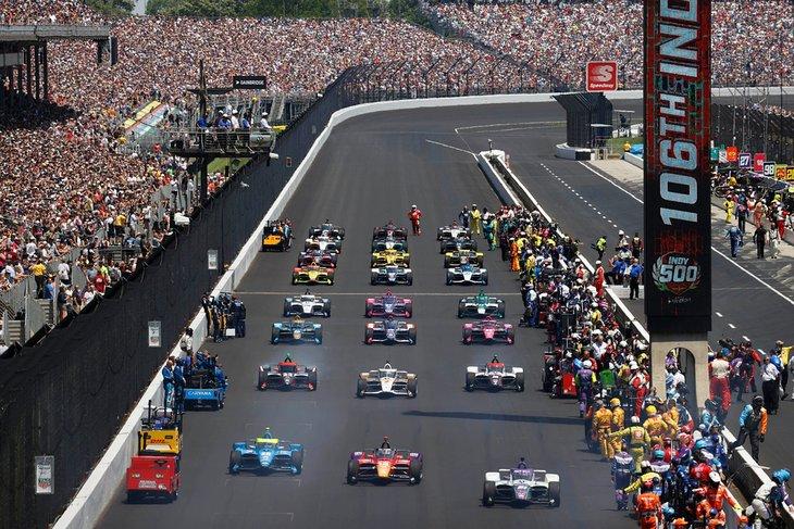 Inicio del Indy 500