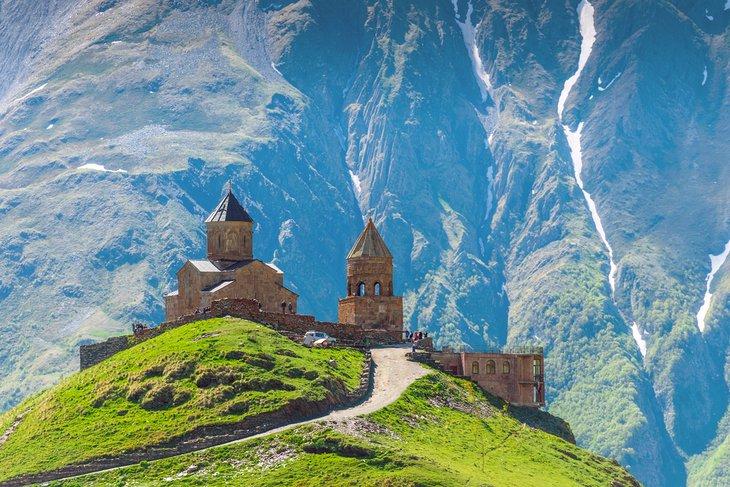 Iglesia de la Trinidad, Gergeti, Georgia