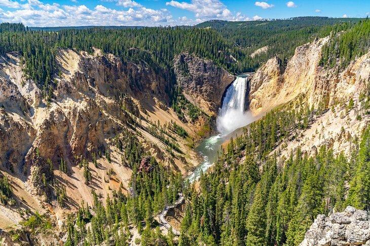 Lower Falls im Grand Canyon des Yellowstone Nationalparks