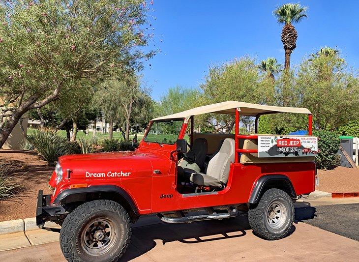 Rote Jeep-Touren