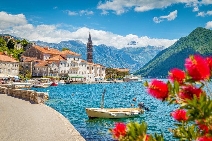 Blick auf Perast