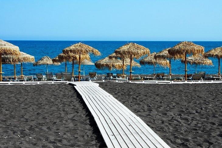 Plage de Perivolos, Santorin