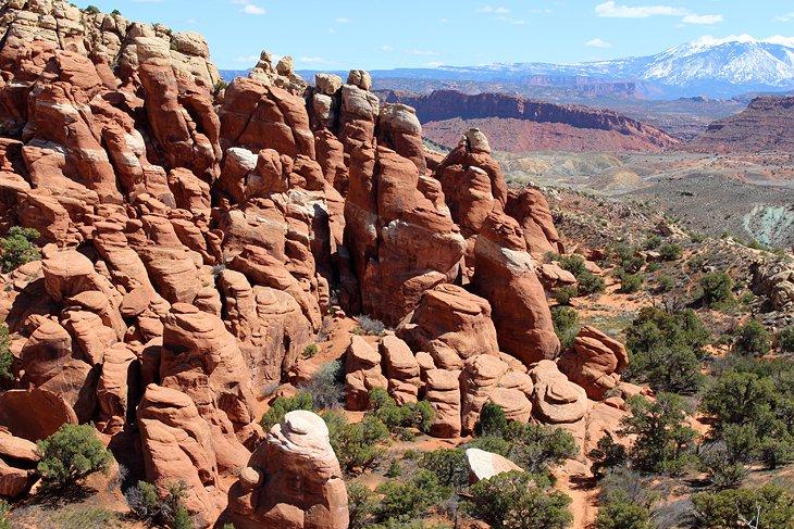 Wanderung und Aussichtspunkt Fiery Furnace