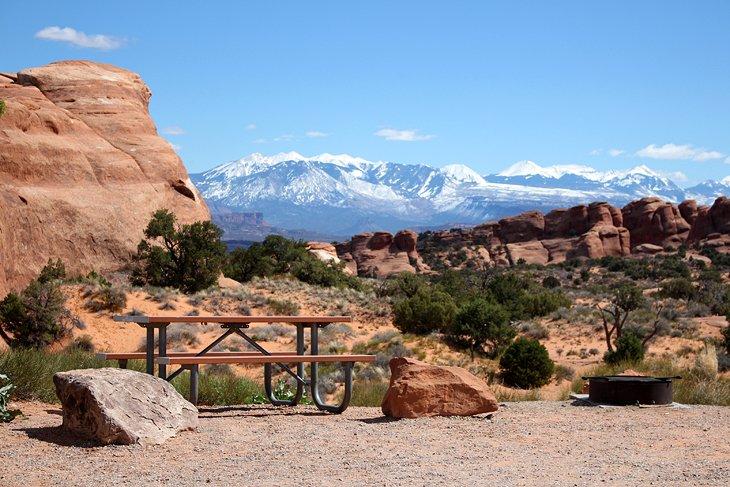 Camping im Arches National Park