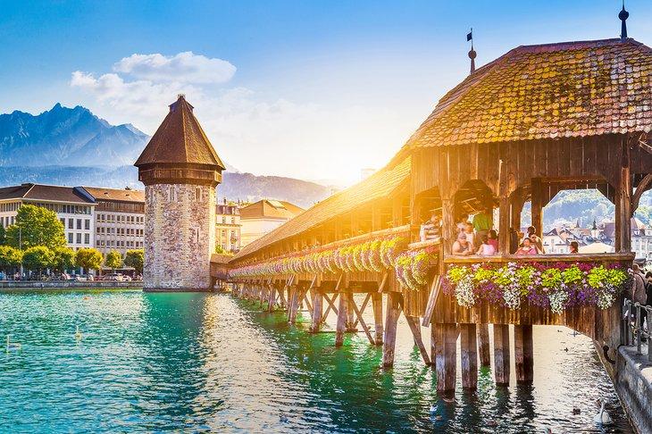 Pont de la Chapelle à Lucerne