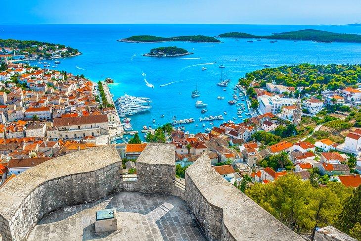 Vue sur Hvar