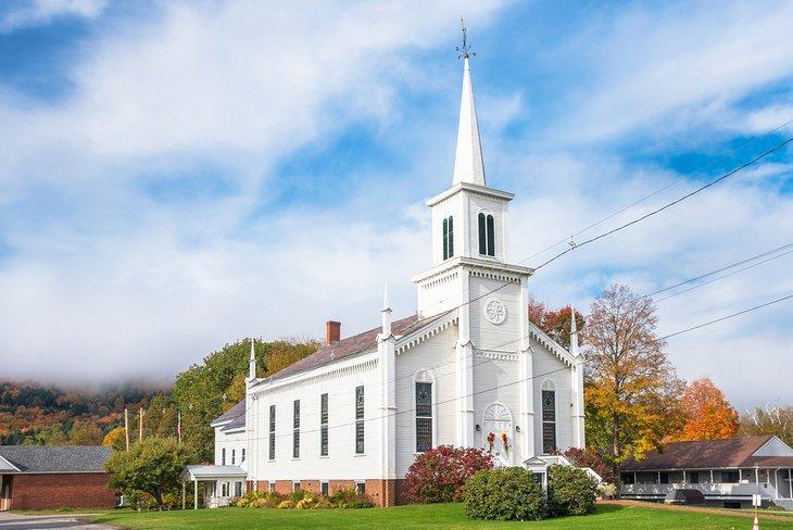Holzkirche in Waterbury