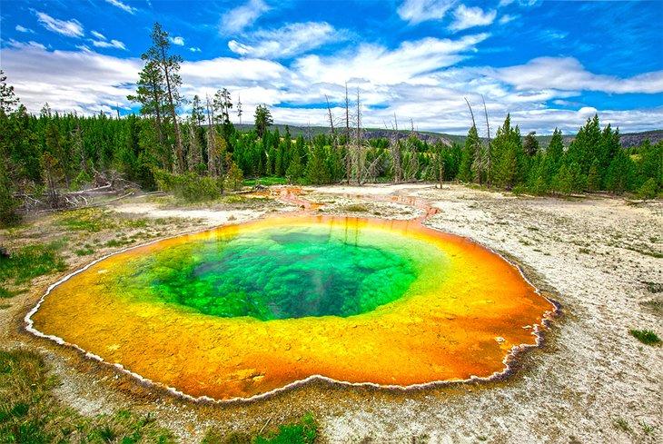 Morgenruh-Pool im Yellowstone-Nationalpark