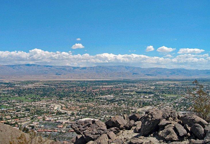 Vue de Rancho Mirage depuis le sentier Bump-n-Grind
