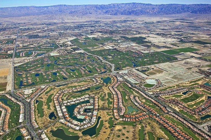 Vue de la vallée de Coachella