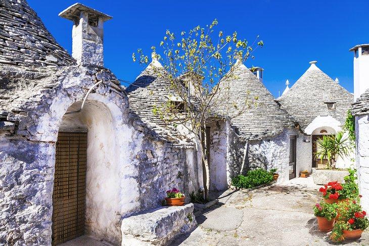 Casas Trulli en Alberobello, Puglia