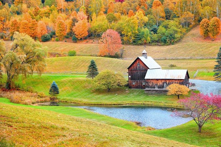 Scheune in ländlichem Vermont