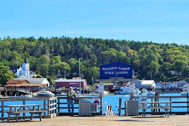 Boothbay Harbor Öffentlicher Anlegeplatz