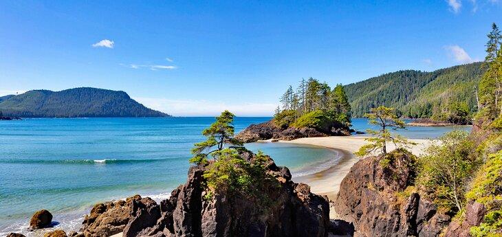 Baie de San Josef, parc provincial de Cape Scott, île de Vancouver