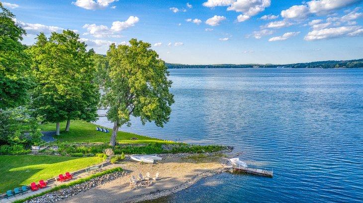 Lac Keuka, l'un des Finger Lakes de New York