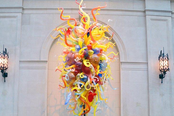 Escultura de Dale Chihuly en el Museo de Arte de Columbus