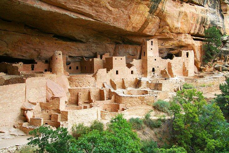 Viviendas en acantilados en el Parque Nacional de Mesa Verde
