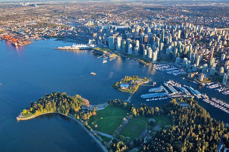 Vista aérea de Vancouver