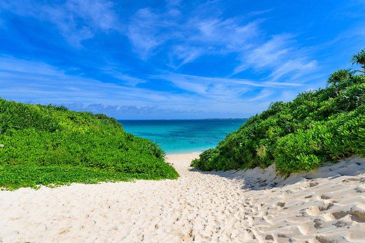 Plage de Sunayama sur l'île de Miyako