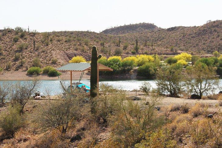 Campamento del Parque Regional Lake Pleasant