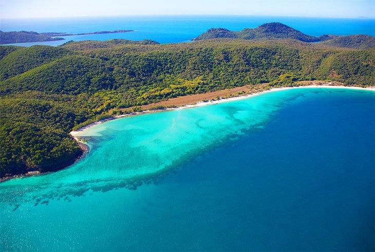 Vista aérea de la Isla Whitsunday