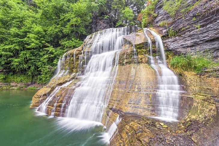 Las Cascadas Inferiores en Robert H. Treman State Park