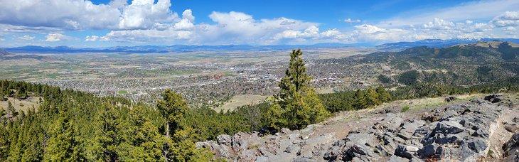 Blick vom Gipfel des Mount Helena