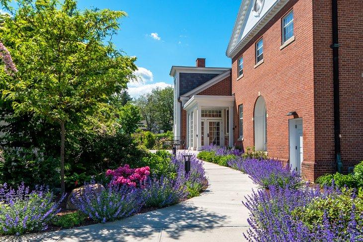 Hermosos jardines en Stockbridge, Massachusetts