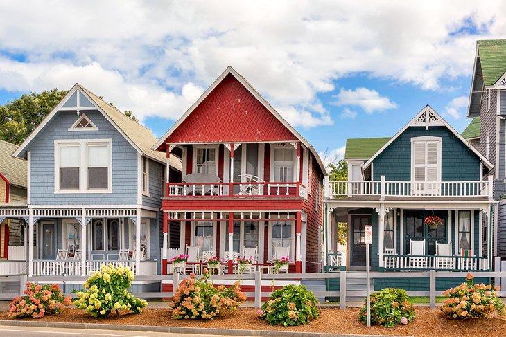 Cabañas coloridas en Oak Bluffs