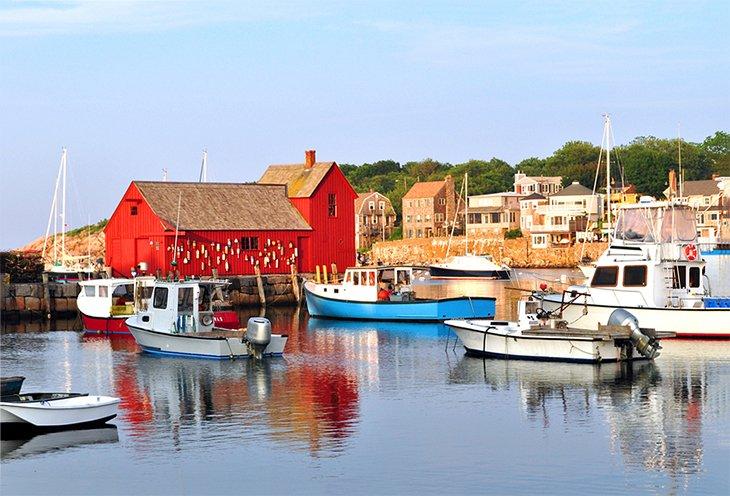 La icónica Casa de Langosta Roja de Rockport