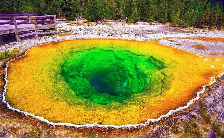 Morning Glory Pool, Parque Nacional de Yellowstone, Wyoming