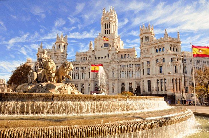 Fuente de Cibeles en Madrid