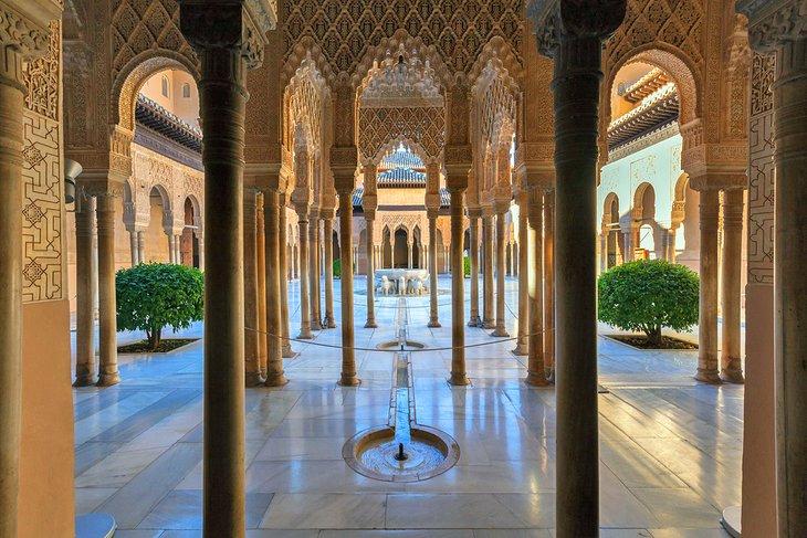Palacio de los Leones (Palacio de los Leones), Palacio de la Alhambra, Granada