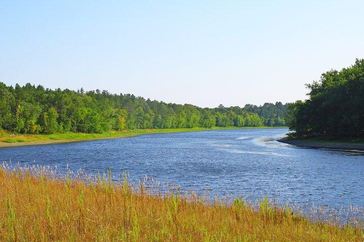 Rivière Mississippi près de St. Cloud