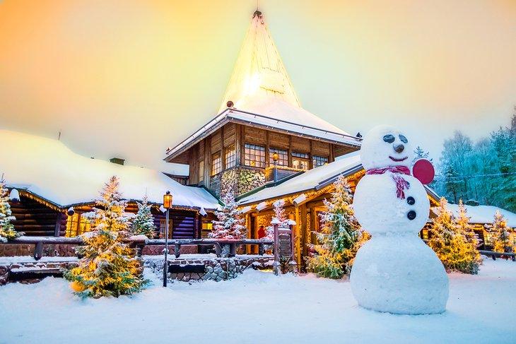 Aldea de Santa Claus en Rovaniemi, Laponia finlandesa