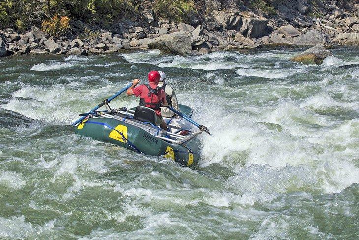 Rafting en el río Madison