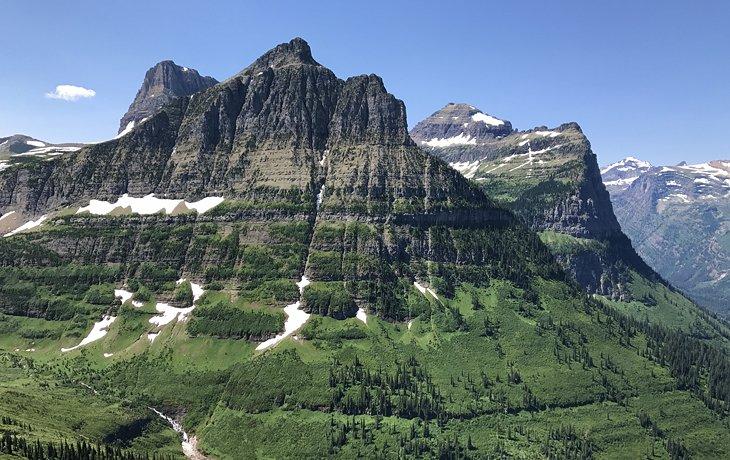 Impresionantes vistas desde el Highline Trail