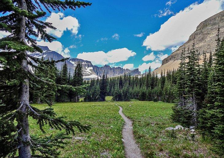 Preston Park en el Sendero Siyeh Pass
