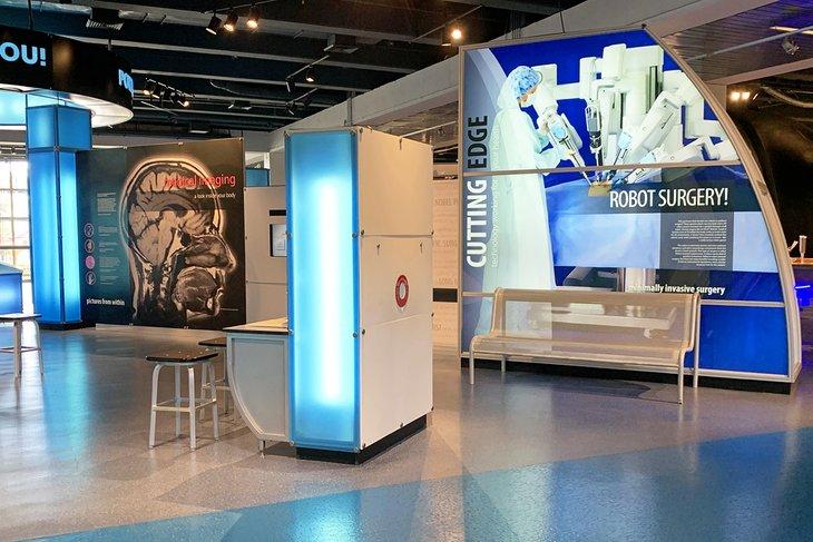 Exhibiciones interactivas en el Museo de Descubrimiento y Ciencia