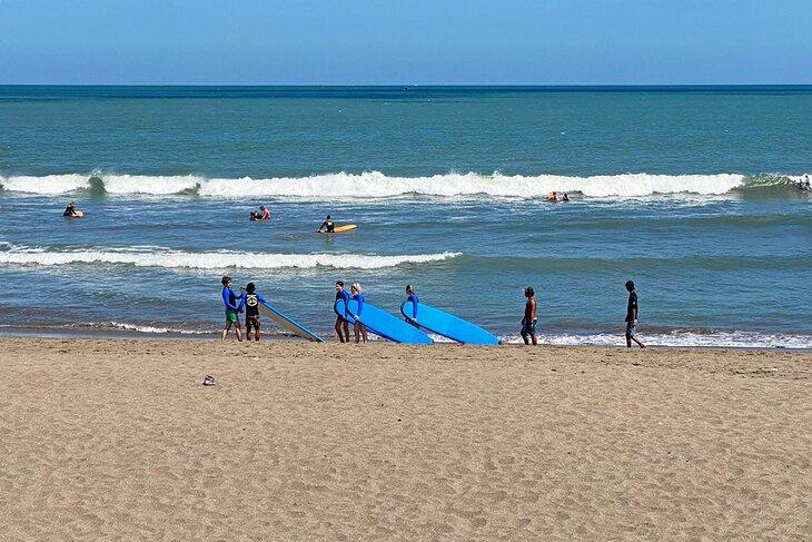 Lecciones de surf en Canggu